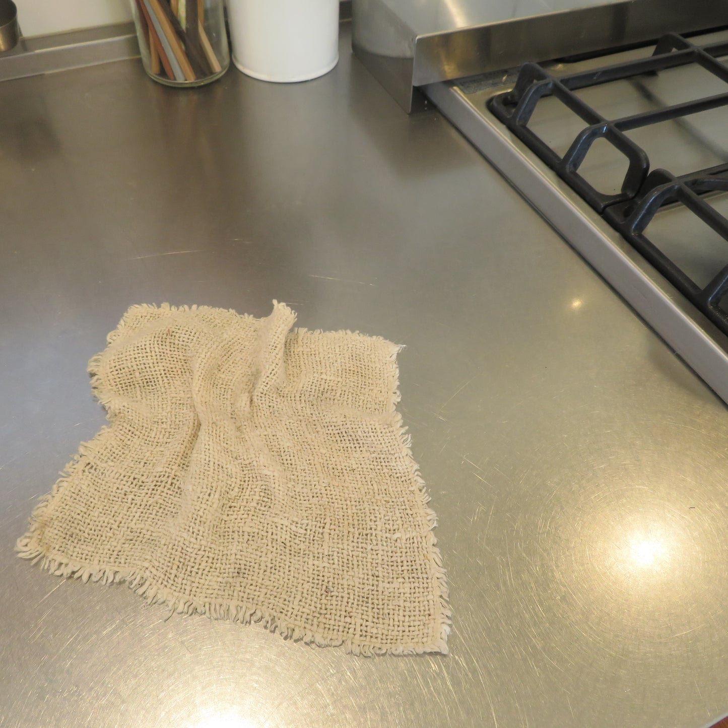 【お得セット】ガラ紡ふきん キッチンクロス マルチに使えるハンカチサイズ 3枚セット わたからつむぐ